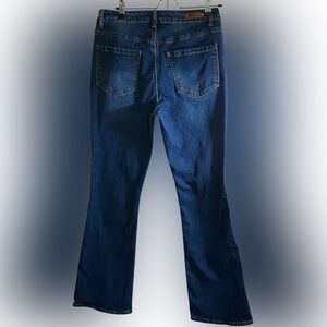 Good American R7 Bootcut Jeans in Dark Blue Denim Like New! Sz 9/29 taller